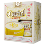 Cartel Banana – Liquid creamy premium dengan perpaduan pisang pulen manis dan susu oat yang lembut, terinspirasi dari minuman oat pisang ala Energen.