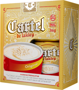 Cartel Original – Liquid creamy premium dengan perpaduan susu oat lembut dan vanilla manis, terinspirasi dari minuman oat ala Energen. Gurih, smooth, dan comforting. Cartel – Make It Well